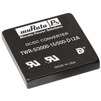 Murata Power Solutions DC-DCコンバータ Vout：5V dc 9 → 36 V dc， 20W， TWR-5/3000-15/500-D12A-C Murata Power Solutions