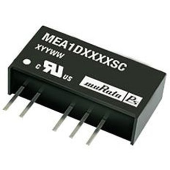 Murata Power Solutions DC-DCコンバータ Vout：±12V dc 4.5 → 5.5 V dc， 1W， MEA1D0512SC Murata Power Solutions