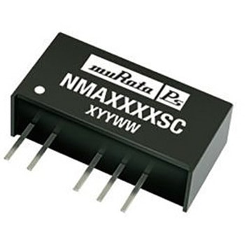 Murata Power Solutions DC-DCコンバータ Vout：±5V dc 10.8 → 13.2 V dc， 1W， NMA1205SC Murata Power Solutions