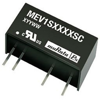 Murata Power Solutions DC-DCコンバータ Vout：15V dc 4.5 → 5.5 V dc， 1W， MEV1S0515SC Murata Power Solutions