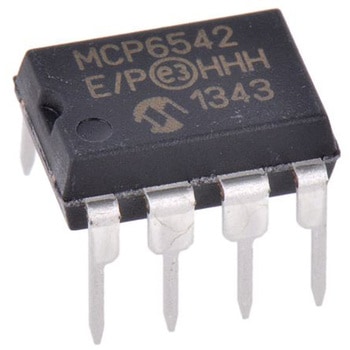 Microchip コンパレータ， 1.6 → 5.5 V， プッシュプル出力 スルーホール， 8-Pin PDIP MICROCHIP