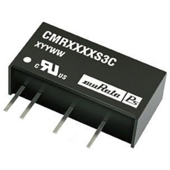 Murata Power Solutions DC-DCコンバータ Vout：±12V dc 4.5 → 5.5 V dc， 0.75W， CMR0512S3C Murata Power Solutions