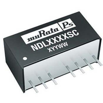 Murata Power Solutions DC-DCコンバータ Vout：5V dc 18 → 36 V dc， 2W， NDL2405SC Murata Power Solutions