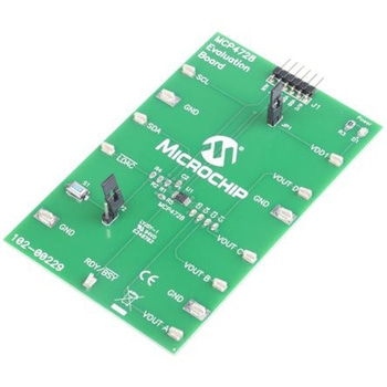 Microchip 信号変換開発キット MCP4728EV MICROCHIP