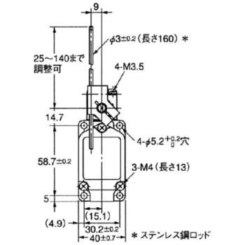2回路リミットスイッチ WL 一般形 omron(オムロン)