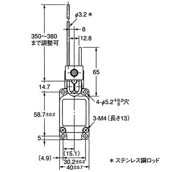 WLHAL4-LD 2回路リミットスイッチ WL 一般形 1個 オムロン(omron