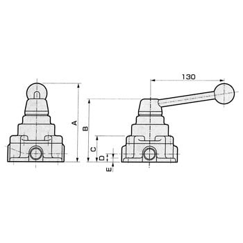 HSVC2-15-4H 手動切換弁 HSVシリーズ(HSVC2～) 1個 CKD 【通販サイト