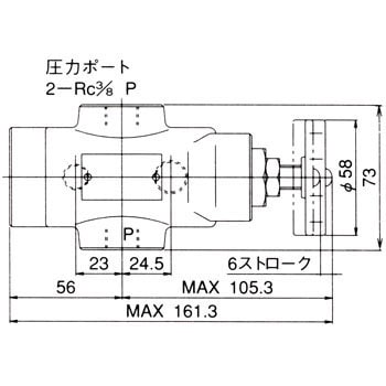 リリーフ弁(ネジ接続型) ダイキン工業 圧力制御弁 【通販モノタロウ】