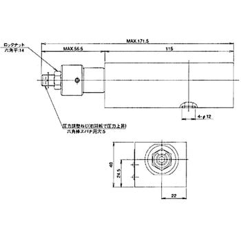 MR-02P-1-55 02シリーズスタック形 リリーフ弁 1台 ダイキン工業