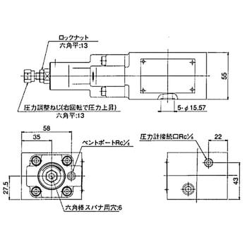 MR-03P-3-40 03シリーズスタック形 Pポートリリーフ弁 1台 ダイキン