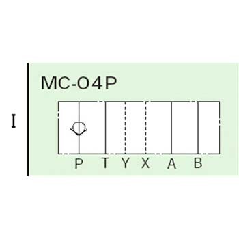MC-04P-04-10 スタック弁(Pポートチェック弁) 1台 ダイキン工業 【通販モノタロウ】