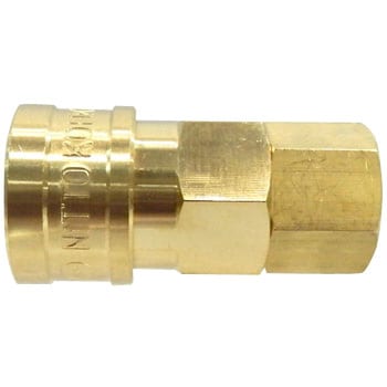 20SF BRASS NBR ハイカプラ ソケット (オネジ取付用) 真鍮製 日東工器 めねじ 最高使用圧力1.0MPa 質量103g 相手側取付サイズR1/4(PT1/4)  20SF BRASS NBR - 【通販モノタロウ】