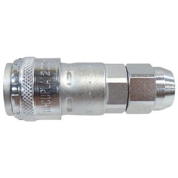 200-80SN STEEL NBR ナットカプラ200 ソケット (ウレタンホース取付用) 1個 日東工器 【通販モノタロウ】