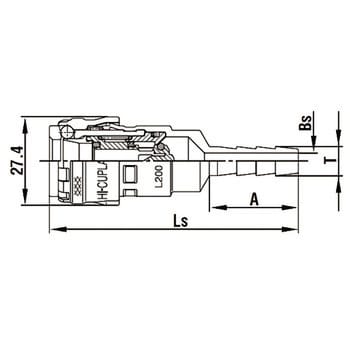 L200-20SH STEEL NBR ロックカプラ200 1個 日東工器 【通販サイト