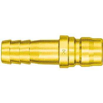 TSPカプラ プラグ (ホース取付用) 真鍮製 日東工器