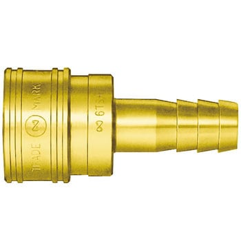 TSPカプラ ソケット (ホース取付用) 真鍮製 日東工器