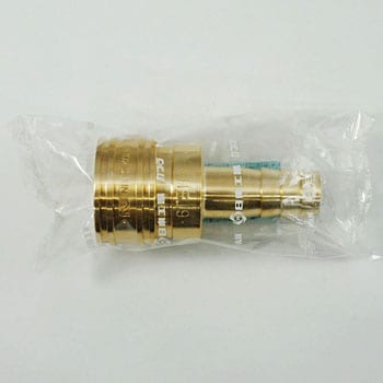 6TSH BRASS NBR TSPカプラ ソケット (ホース取付用) 真鍮製 1個 日東工