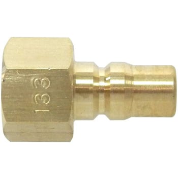 1TPF BRASS TSPカプラ プラグ (オネジ取付用) 真鍮製 1個 日東工器