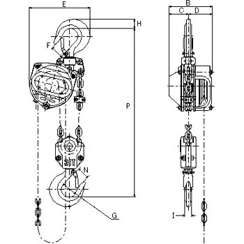 KII 懸垂式チェーンブロック