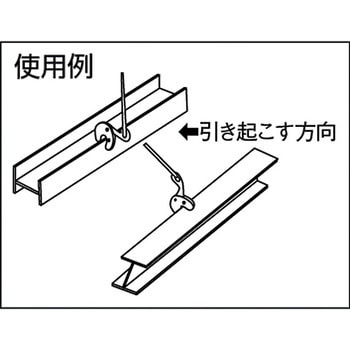 AST-1 形鋼つり専用クランプ(とんぼ作業可能) 1個 日本クランプ(JAPAN 