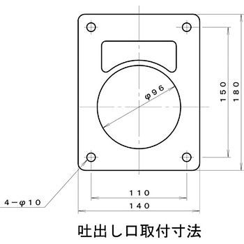 シロッコ型電動送風機(フランジ取付) 淀川電機製作所