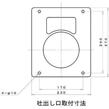 シロッコ型電動送風機(フランジ取付) 淀川電機製作所