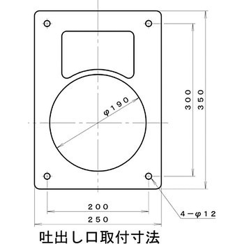 シロッコ型電動送風機(フランジ取付) 淀川電機製作所
