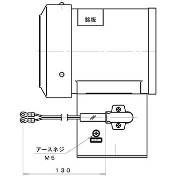 EN3 標準(下部水平) プレート型電動送風機 1台 淀川電機製作所 【通販