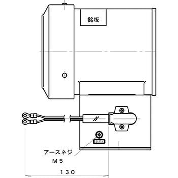 N2.5 標準(下部水平) プレート型電動送風機 1台 淀川電機製作所 【通販