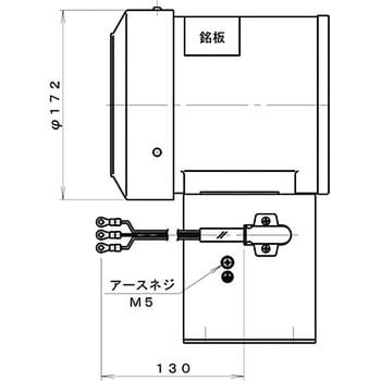 N5T 標準(下部水平) プレート型電動送風機 1台 淀川電機製作所 【通販