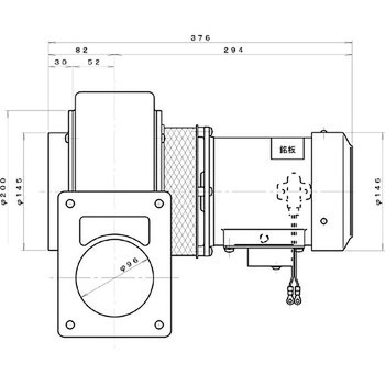 シロッコ型電動送風機(フランジ取付) 淀川電機製作所