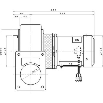 シロッコ型電動送風機(フランジ取付) 淀川電機製作所