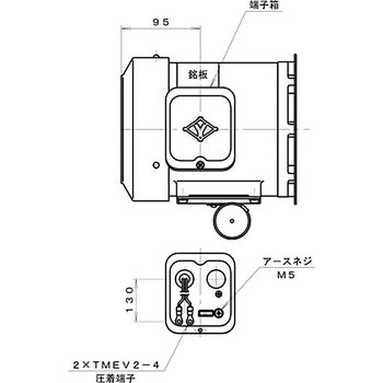 シロッコ型電動送風機(フランジ取付) 淀川電機製作所