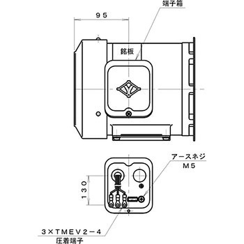 シロッコ型電動送風機(フランジ取付) 淀川電機製作所