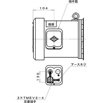 シロッコ型電動送風機(フランジ取付) 淀川電機製作所