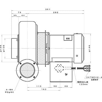 プレート型電動送風機 淀川電機製作所