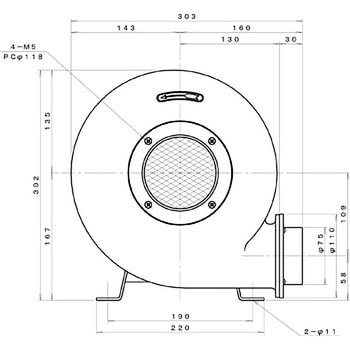 プレート型電動送風機 淀川電機製作所