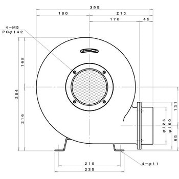 プレート型電動送風機 淀川電機製作所