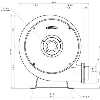 ターボ型電動送風機 淀川電機製作所