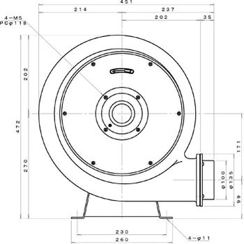 ターボ型電動送風機 淀川電機製作所