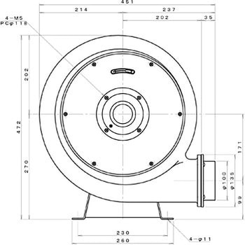 ターボ型電動送風機 淀川電機製作所