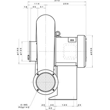 低騒音型電動送風機 淀川電機製作所