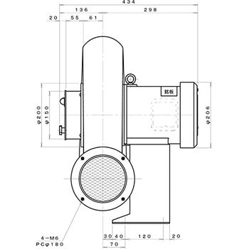 ターボ型電動送風機 淀川電機製作所