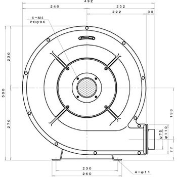 高圧ターボ型電動送風機 淀川電機製作所