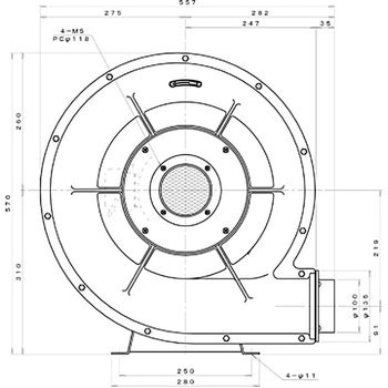 ターボ型電動送風機 淀川電機製作所