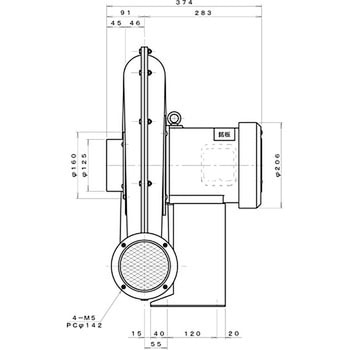 高圧ターボ型電動送風機 淀川電機製作所