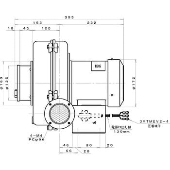 多段ターボ型電動送風機