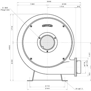 ターボ型電動送風機 淀川電機製作所