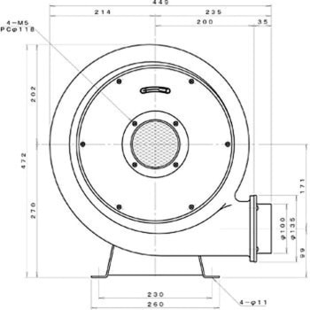 ターボ型電動送風機 淀川電機製作所