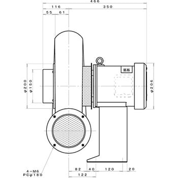 ターボ型電動送風機 淀川電機製作所